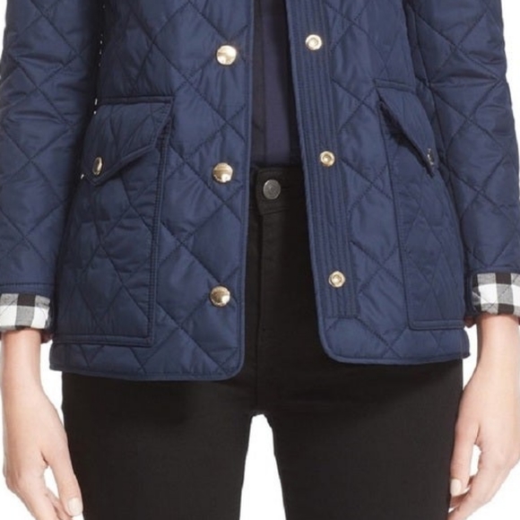 Burberry Westbridge Quilted Jacket Navy - Picture 3 of 8